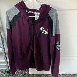 Victoria’s Secret Pink zip up hoodie M